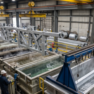 Deoiling and rust removal in hot-dip galvanizing: two stages that determine the quality of the coating
